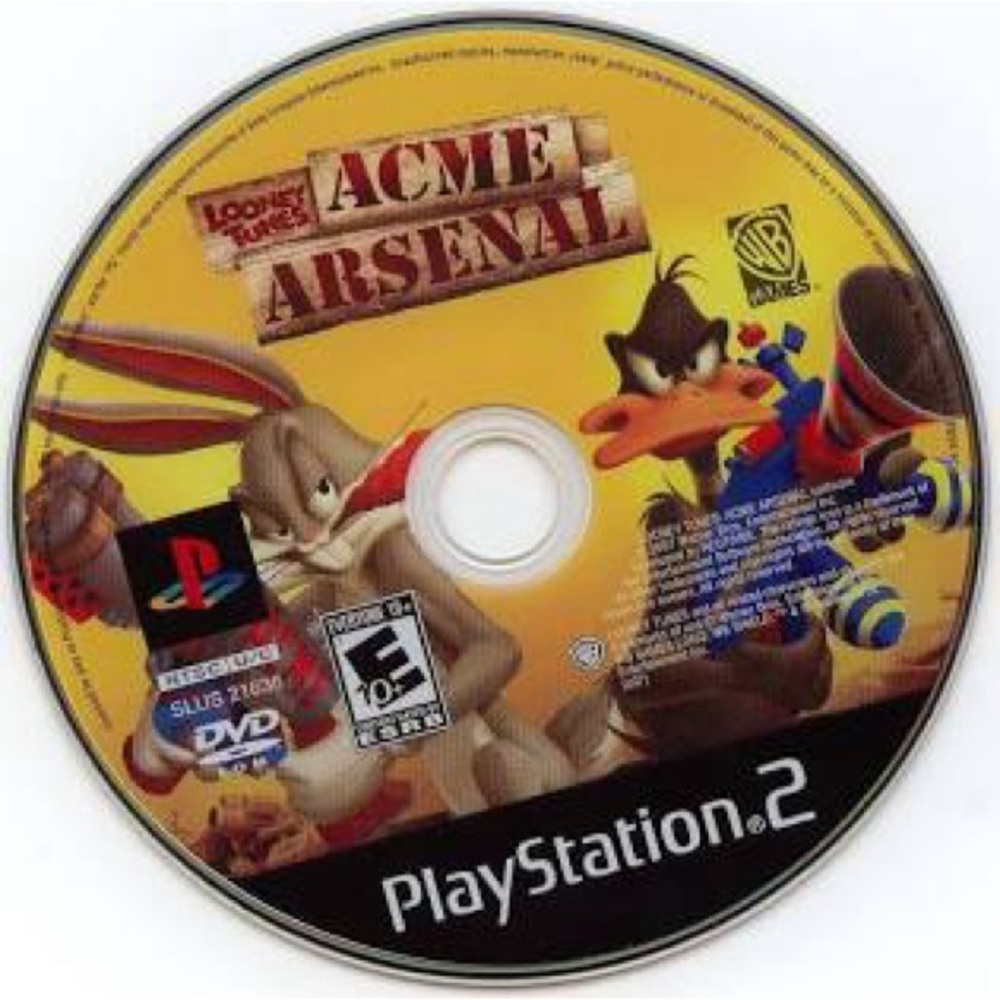 Looney Tunes Acme Arsenal PlayStation 2 Game Disc